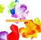 32ft Multicolor Flower Leaves Banner Tropical Hawaiian Flower Lei Garland for Party Decorations